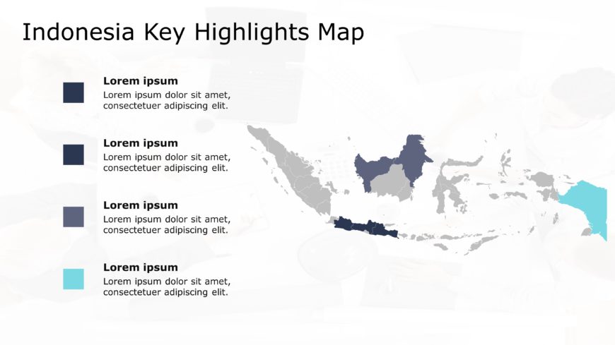 Indonesia Map PowerPoint Template 3