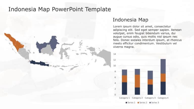 Indonesia Map PowerPoint Template 5 & Google Slides Theme