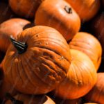 Orange Pumpkins background image & Google Slides Theme