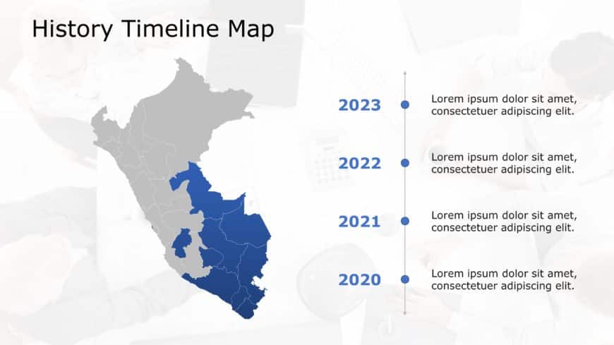 Peru Map PowerPoint Template 2