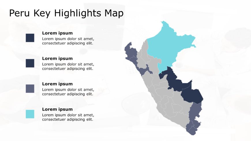 Peru Map PowerPoint Template 3