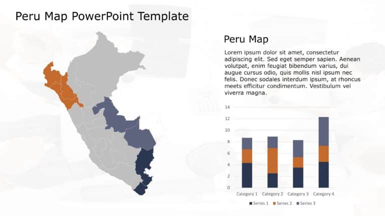 Peru Map PowerPoint Template 5 & Google Slides Theme