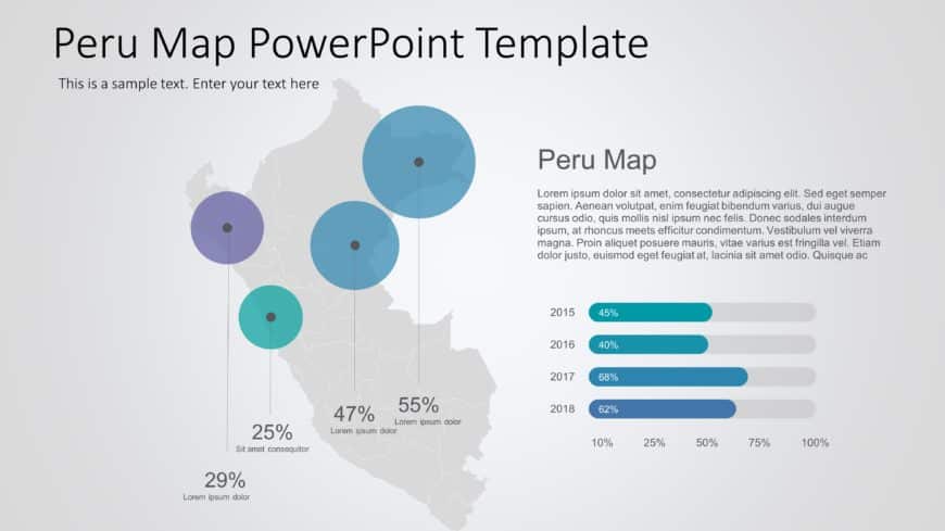 Peru Map PowerPoint Template 6