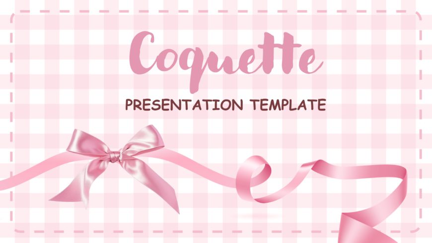 PowerPoint Coquette Slides Template