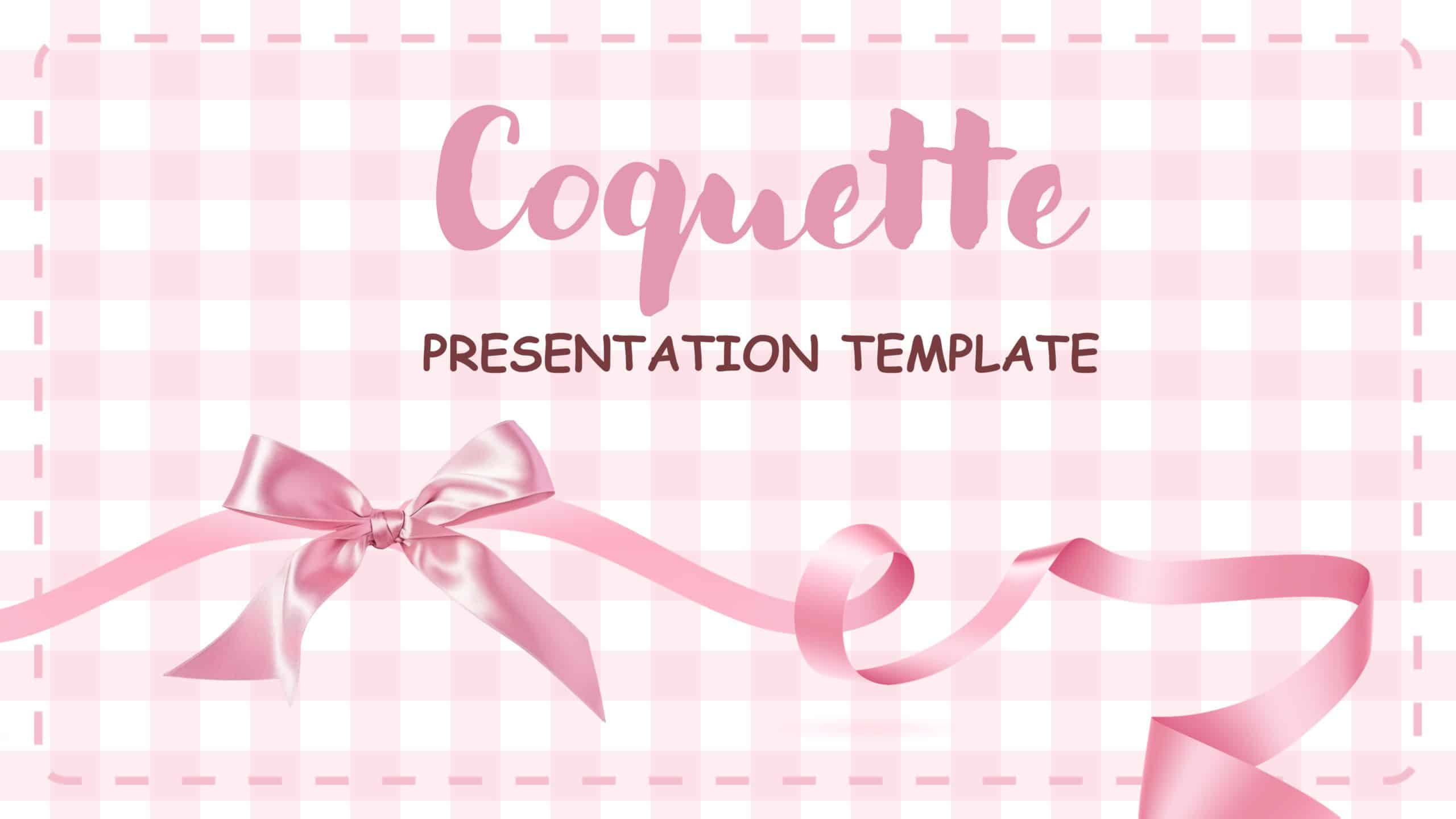 PowerPoint Coquette Slides Template & Google Slides Theme