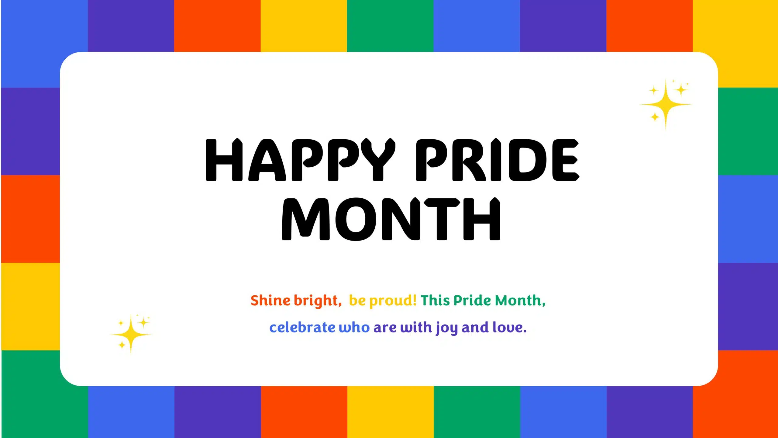 Pride Month PowerPoint Template & Google Slides Theme