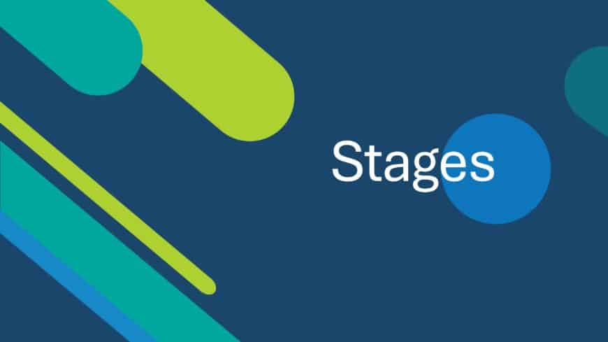 Project Management Stages Presentation Theme