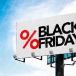 Red Black White Sale Sign Blue Sky background image & Google Slides Theme