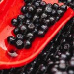 Red Scoop Dark Berries background image & Google Slides Theme