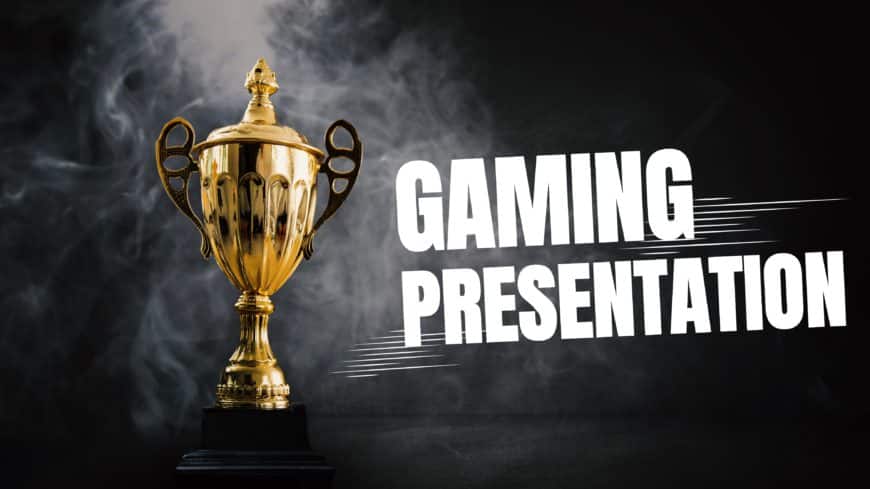 Trophy Sports PowerPoint Template