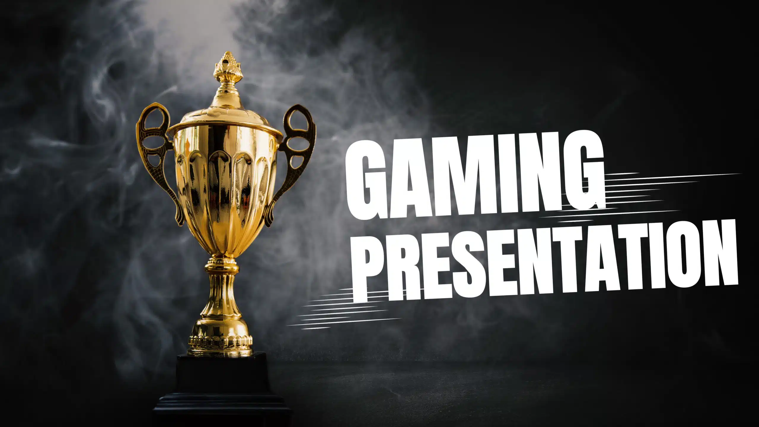 Trophy Sports PowerPoint Template & Google Slides Theme