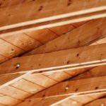 Warm Tan Wooden Beams background image & Google Slides Theme