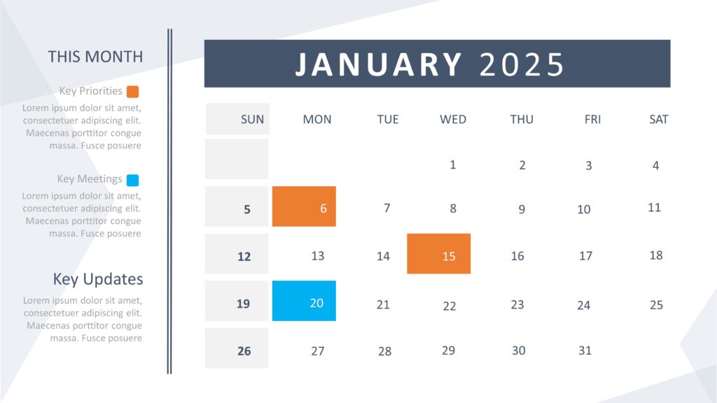 Powerpoint Calendar Template 2025 Free Download Template 