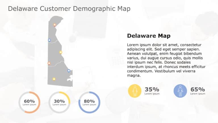 Delaware Map PowerPoint Template 1 & Google Slides Theme