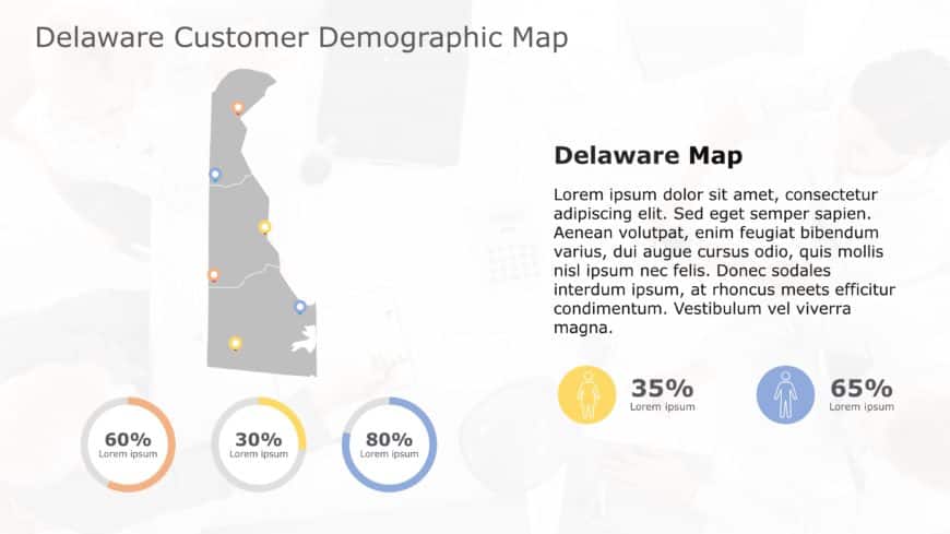 Delaware Map PowerPoint Template 1