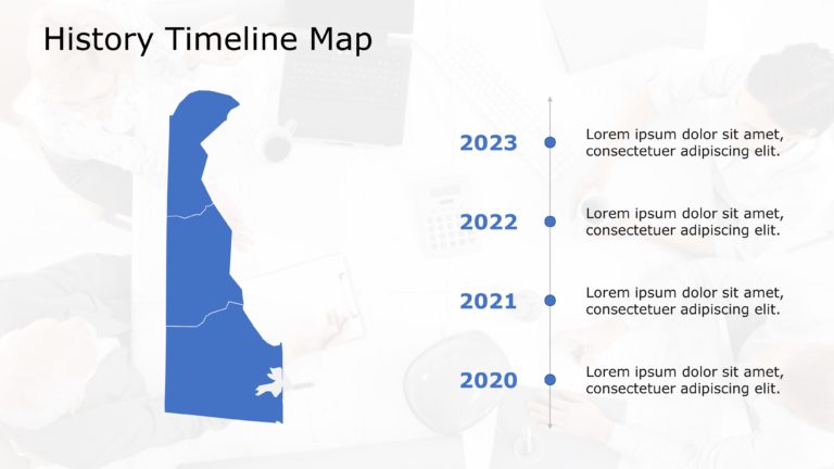 Delaware Map PowerPoint Template 2 & Google Slides Theme