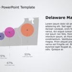 Delaware Map PowerPoint Template 4 & Google Slides Theme