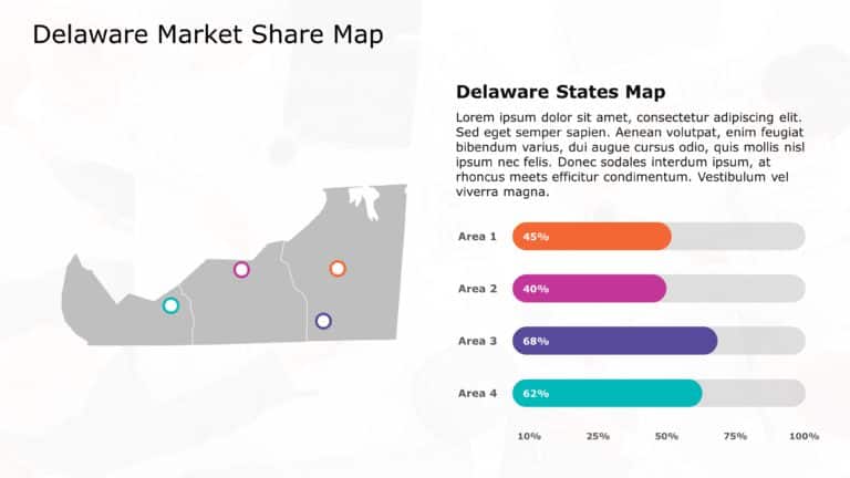 Delaware Map PowerPoint Template 9 & Google Slides Theme