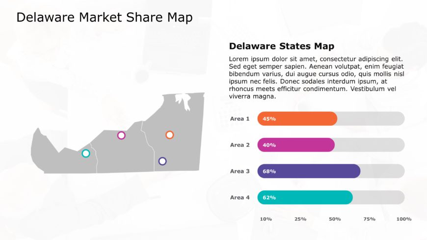 Delaware Map PowerPoint Template 9