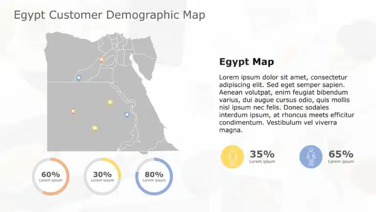 Egypt Map PowerPoint Template 1 & Google Slides Theme