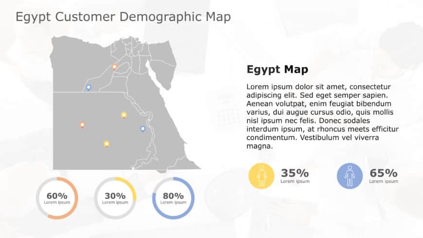 Egypt Map PowerPoint Template 1