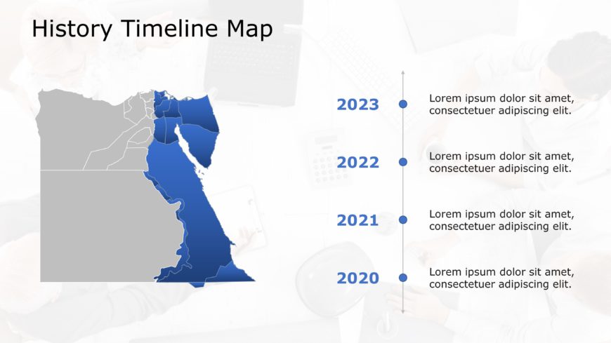 Egypt Map PowerPoint Template 2