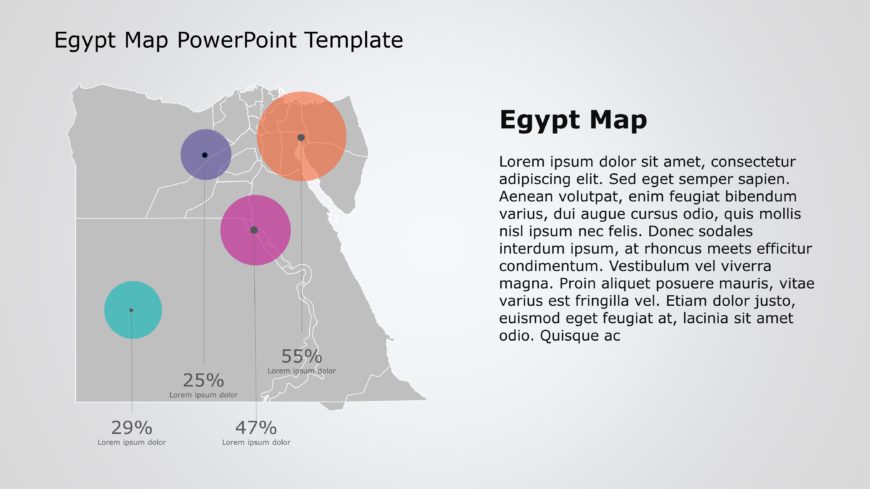 Egypt Map PowerPoint Template 4