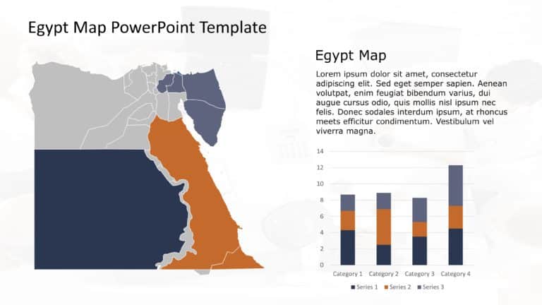 Egypt Map PowerPoint Template 5 & Google Slides Theme