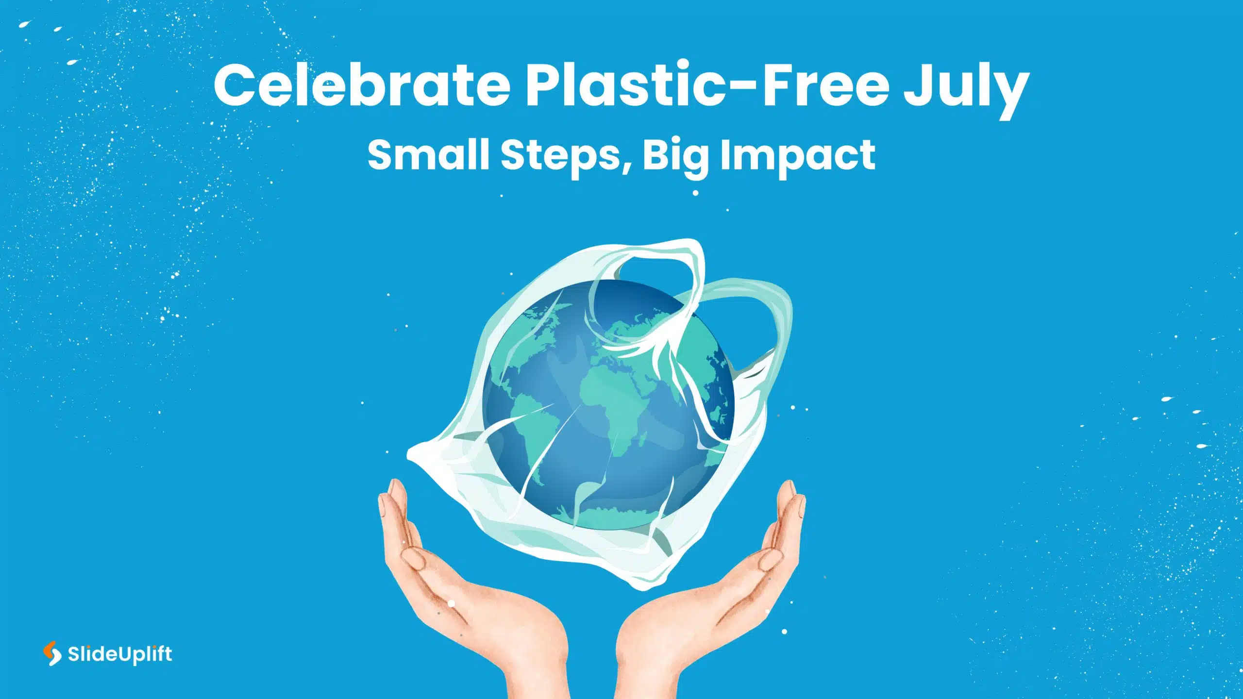 Plastic Free July Poster Template & Google Slides Theme