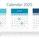 PowerPoint Annual Calendar Template 2025 & Google Slides Theme