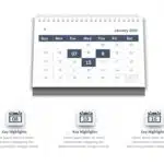 PowerPoint Calendar Template 2025 & Google Slides Theme