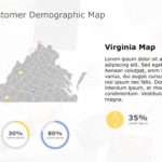 Virginia Map PowerPoint Template 1 & Google Slides Theme