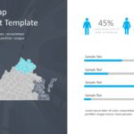 Virginia Map PowerPoint Template 10 & Google Slides Theme