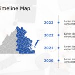 Virginia Map PowerPoint Template 2 & Google Slides Theme