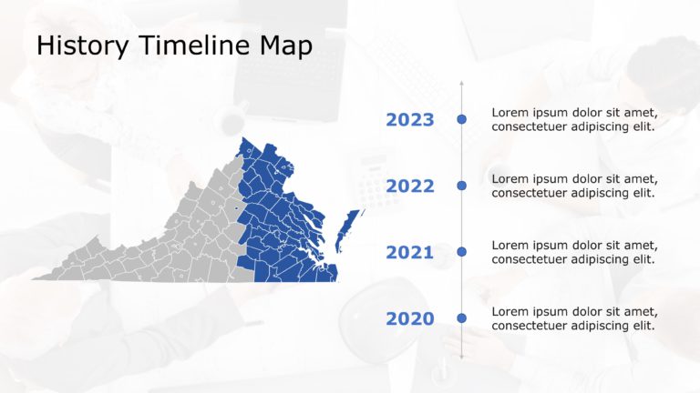 Virginia Map PowerPoint Template 2 & Google Slides Theme