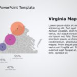 Virginia Map PowerPoint Template 4 & Google Slides Theme