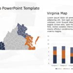 Virginia Map PowerPoint Template 5 & Google Slides Theme