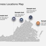 Virginia Map PowerPoint Template 8 & Google Slides Theme