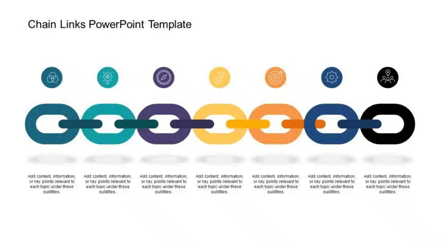 Animated Chain Links PowerPoint Template