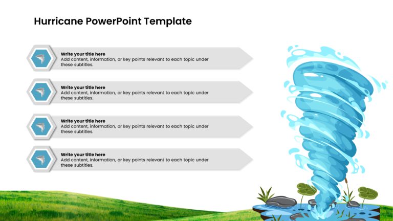 Creative Hurricane PowerPoint Template & Google Slides Theme