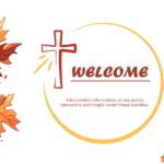 Fall Church Welcome Slide & Google Slides Theme