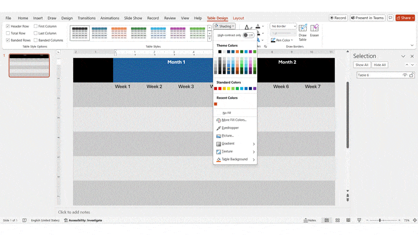 GIF on Coloring Coding Each Month And Adding Projects