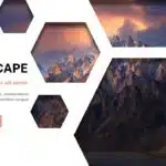 Animated Landscape PowerPoint Title Slide & Google Slides Theme