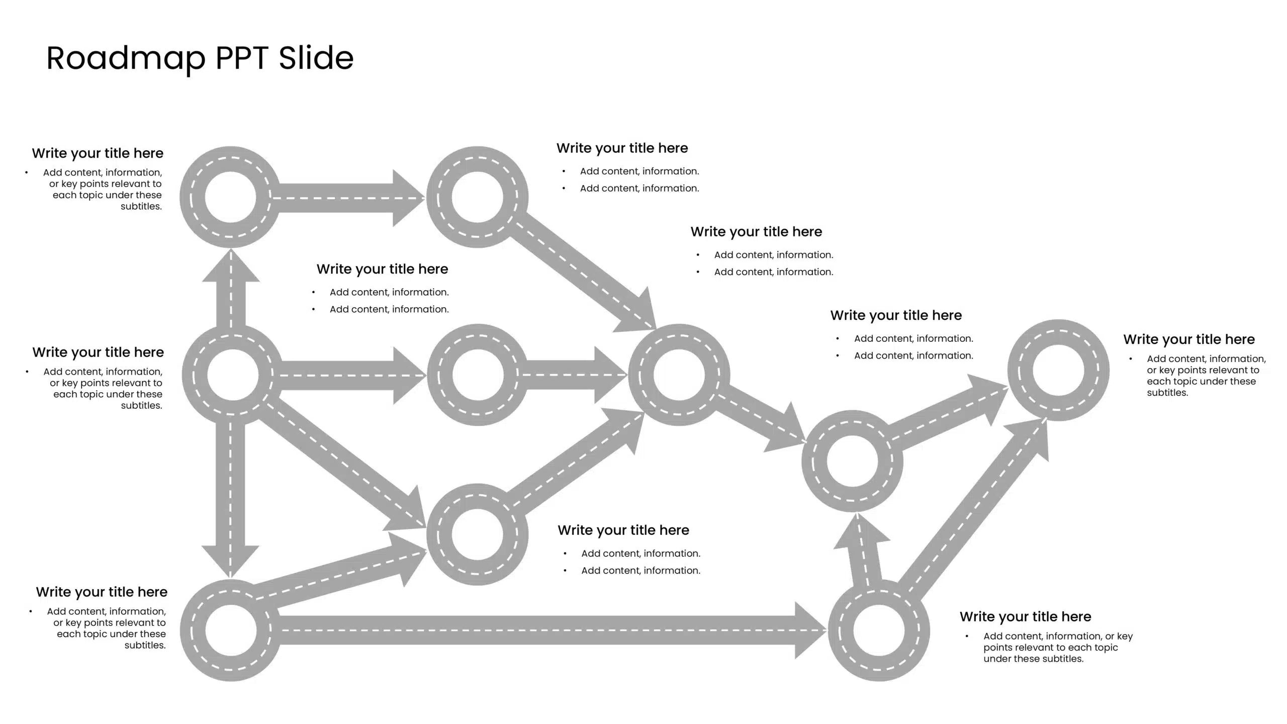 Roadmap PPT Slide & Google Slides Theme