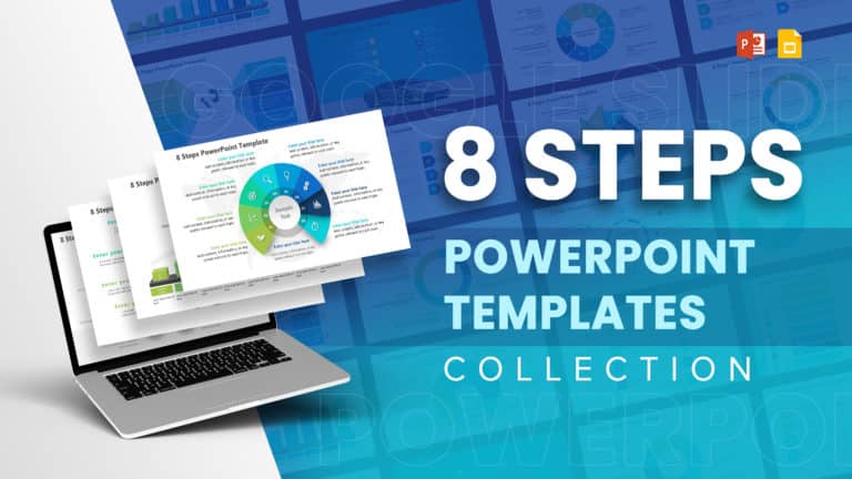 8 Steps PowerPoint Template Collection & Google Slides Theme