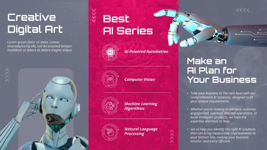 AI PowerPoint Poster Template