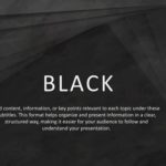 Black PowerPoint Background & Google Slides Theme