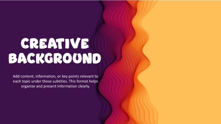 Creative Backgrounds For Google Slides Theme