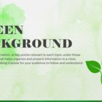 Cute Green PowerPoint Background & Google Slides Theme