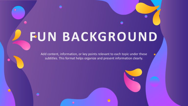 Fun Background For Google Slides Theme